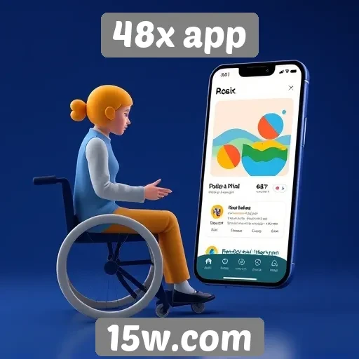 Plataforma 48x app se destaca pela acessibilidade